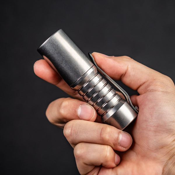 CWF Groovy Arcadian - Tumbled Titanium (Custom) - URBAN EDC®