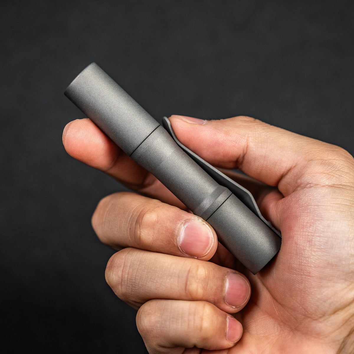 CWF Micro Click - Stonewashed Titanium (Custom) - URBAN EDC®