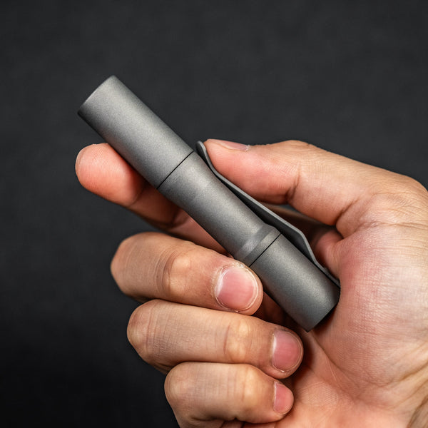 CWF Micro Click - Stonewashed Titanium (Custom) - URBAN EDC®