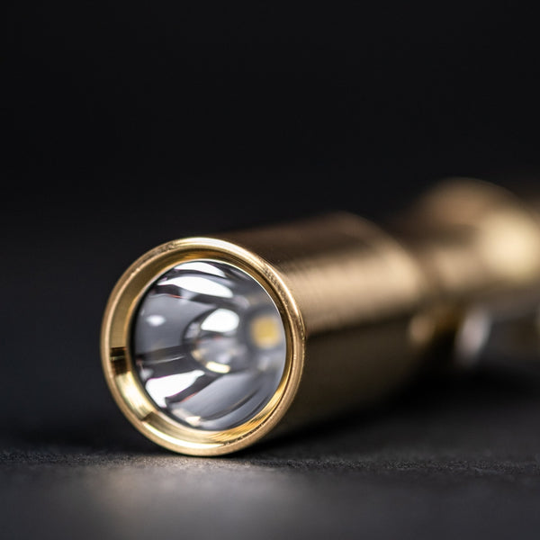 CWF Mini Arc Flashlight - Machined Brass (Custom) - URBAN EDC®
