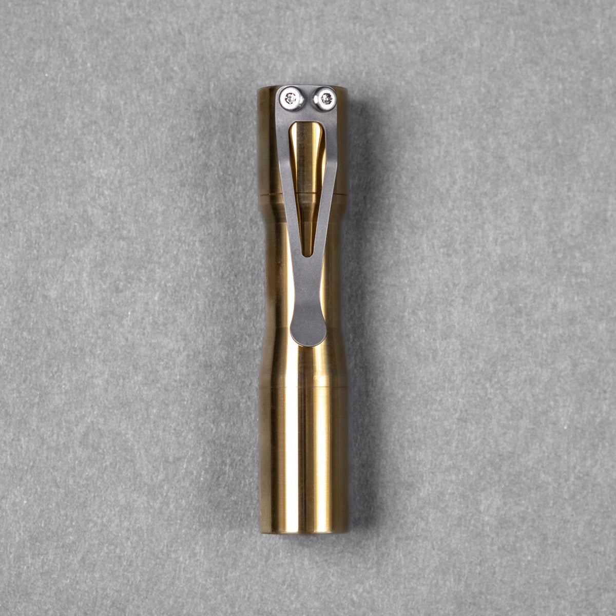 CWF Mini Arc Flashlight - Machined Brass (Custom) - URBAN EDC®