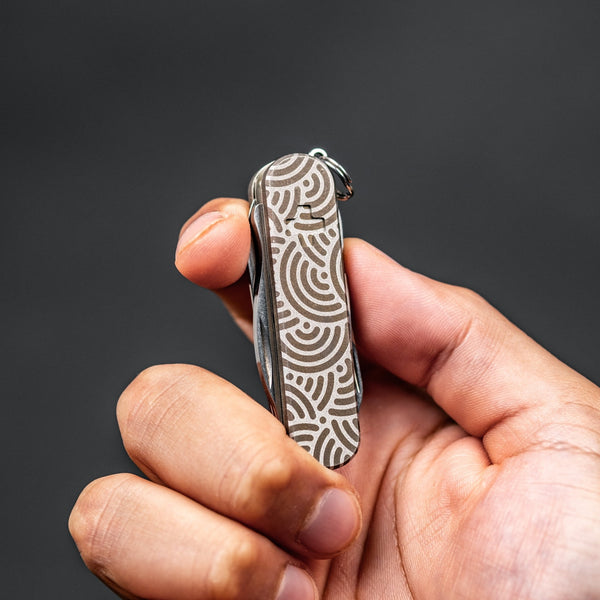 Daily Customs Rambler SAK - Titanium Chaos Seigaiha - URBAN EDC®