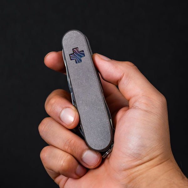 Daily Customs Super Tinker - Titanium w/ Zitanium Insert - URBAN EDC®