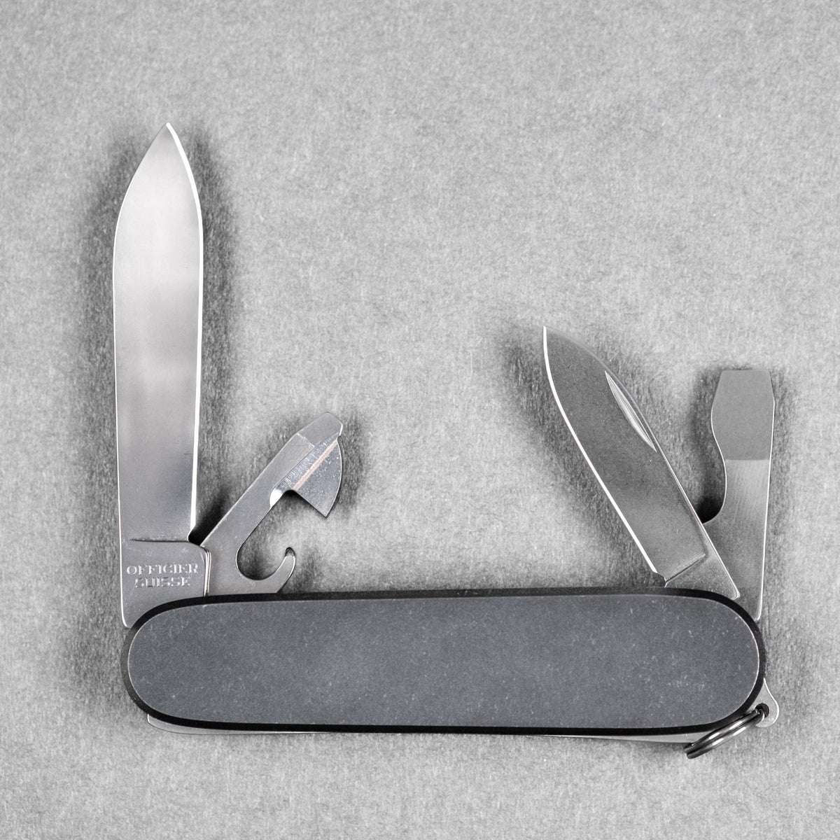 Daily Customs x URBAN Recruit SAK - Seigaiha Titanium Dusk w/ Black Micarta Inlay - URBAN EDC®