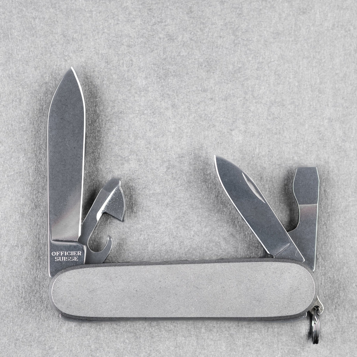 Daily Customs x URBAN Recruit SAK - Seigaiha Titanium w/ Black Micarta Inlay - URBAN EDC®