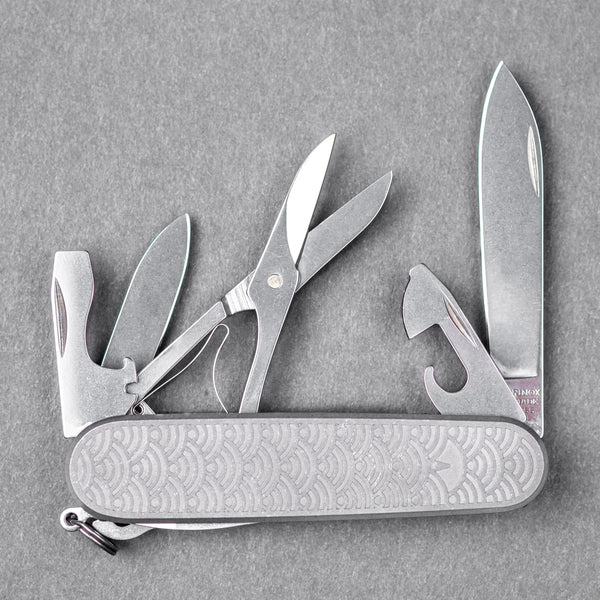 Daily Customs x URBAN Super Tinker 91.2 Titanium Seigaiha - URBAN EDC®