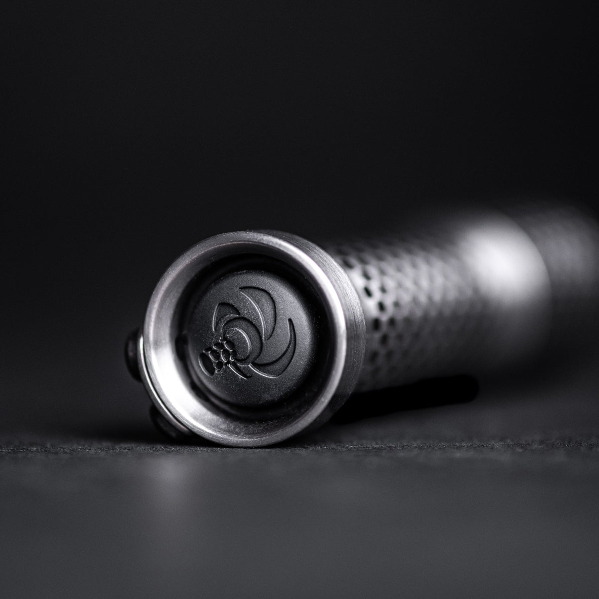 Dawson Machine Craft Divot Slim Flashlight - Satin Titanium (Custom) - URBAN EDC®