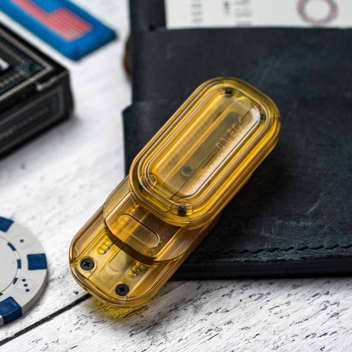 Drop Date (02/04): Zero One EDC Slider Shell No. 7 - Ultem - URBAN EDC®