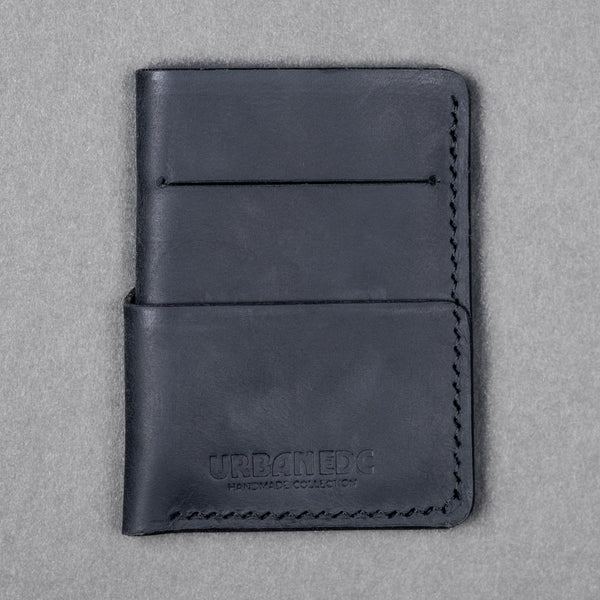 Drop Date (03/05): Lex Wallet - Black Full - Grain Buffalo Leather - URBAN EDC®