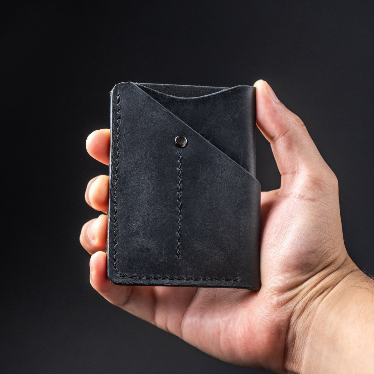Drop Date (03/05): Lex Wallet - Black Full - Grain Buffalo Leather - URBAN EDC®