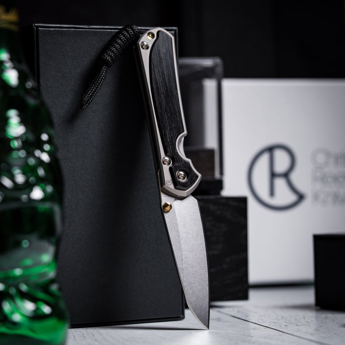 Drop Date (03/18): Chris Reeve Small Sebenza 31 - Insingo Magnacut & Glass Blasted Titanium w/ Bog Oak - URBAN EDC®