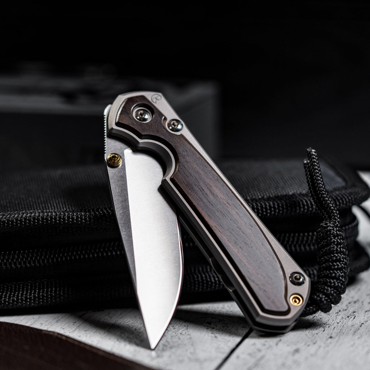 Drop Date (04/01): Chris Reeve Small Sebenza 31 - Drop Point Magnacut & Glass Blasted Titanium w/ Macassar Ebony Inlay - URBAN EDC®