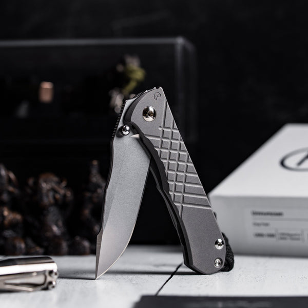 Drop Date (04/15): Chris Reeve Umnumzaan - Drop Point Magnacut & Sandblasted Titanium - URBAN EDC®
