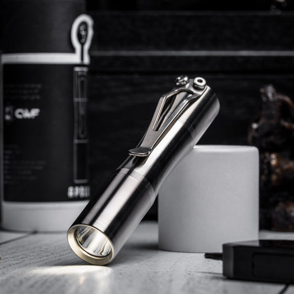 Drop Date (04/15): Tactile Turn Apollo Flashlight - Titanium - URBAN EDC®