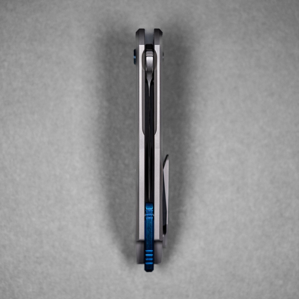 Drop Date (04/22): Koenig Arius Flipper - Burnished M390 w/ Polished Flats & Titanium w/ Blue Accents - URBAN EDC®