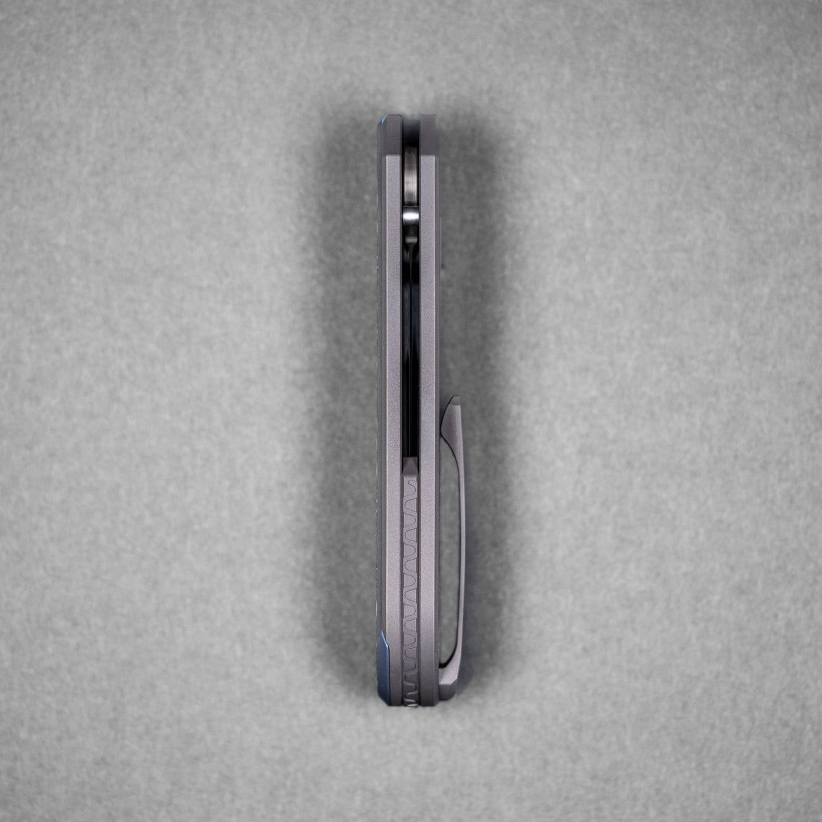 Drop Date (04/22): Piratech x URBAN Saga - Satin S90V & Bead Blast Titanium w/ Blue Seigaiha - URBAN EDC®