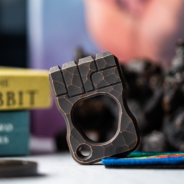 Drop Date (05/13): URBAN Fist Bump Bottle Opener - Antiqued Copper w/ Hammered Texture - URBAN EDC®