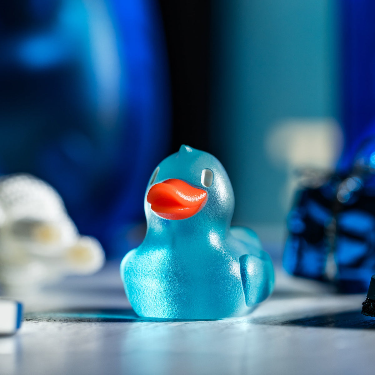 Drop Date (05/28): Lucky Duck Lanyard Bead - Blue Glacier - URBAN EDC®