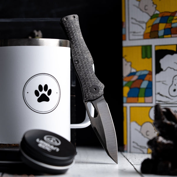 Drop Date (06/17): URBAN Castellan Non-Flipper - Belt Satin DLC Vanax & Black Crystal Titanium w/ Dragon Scale - URBAN EDC®