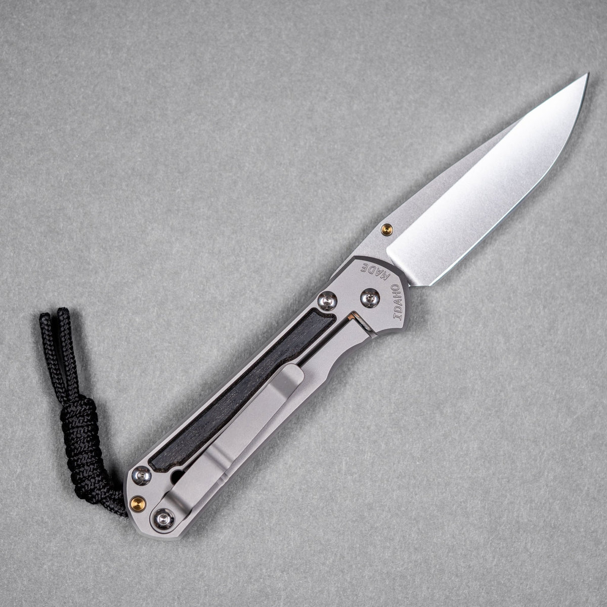 Drop Date (06/24): Chris Reeve Small Sebenza 31 - Drop Point Magnacut & Glass Blasted Titanium w/ Bog Oak Inlay - URBAN EDC®