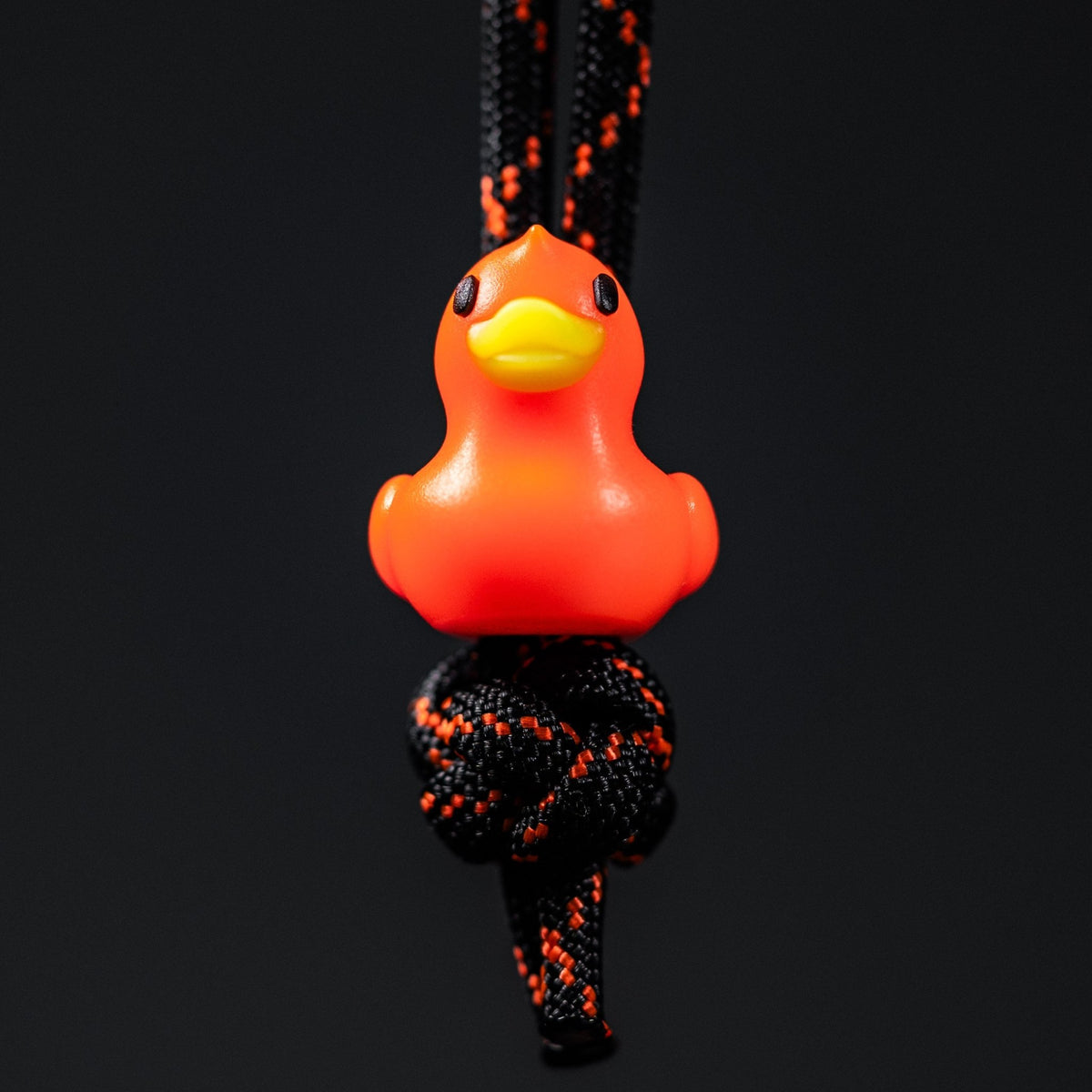 Drop Date (06/24): Lucky Duck Lanyard Bead - Safety Orange - URBAN EDC®