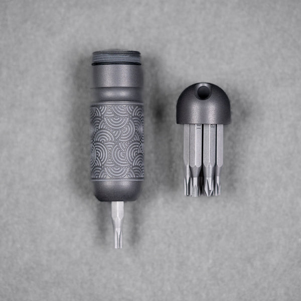 Drop Date (07/01): Audacious Concept x URBAN Tool XS - Zirconium w/ Chaos Seigaiha™ - URBAN EDC®