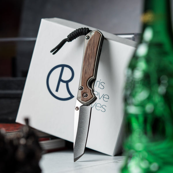 Drop Date (07/01): Chris Reeve Small Sebenza 31 - Tanto Magnacut & Glass Blasted Titanium w/ Natural Canvas Micarta Inlay - URBAN EDC®