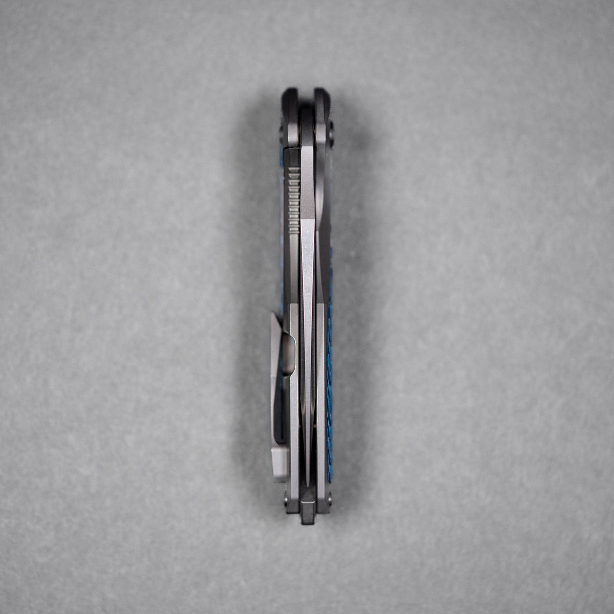 Drop Date (07/08): Koenig Mini Arius Flipper - Brightwashed w/ Polished Flats M390 & Titanium w/ Twill Inlay - URBAN EDC®