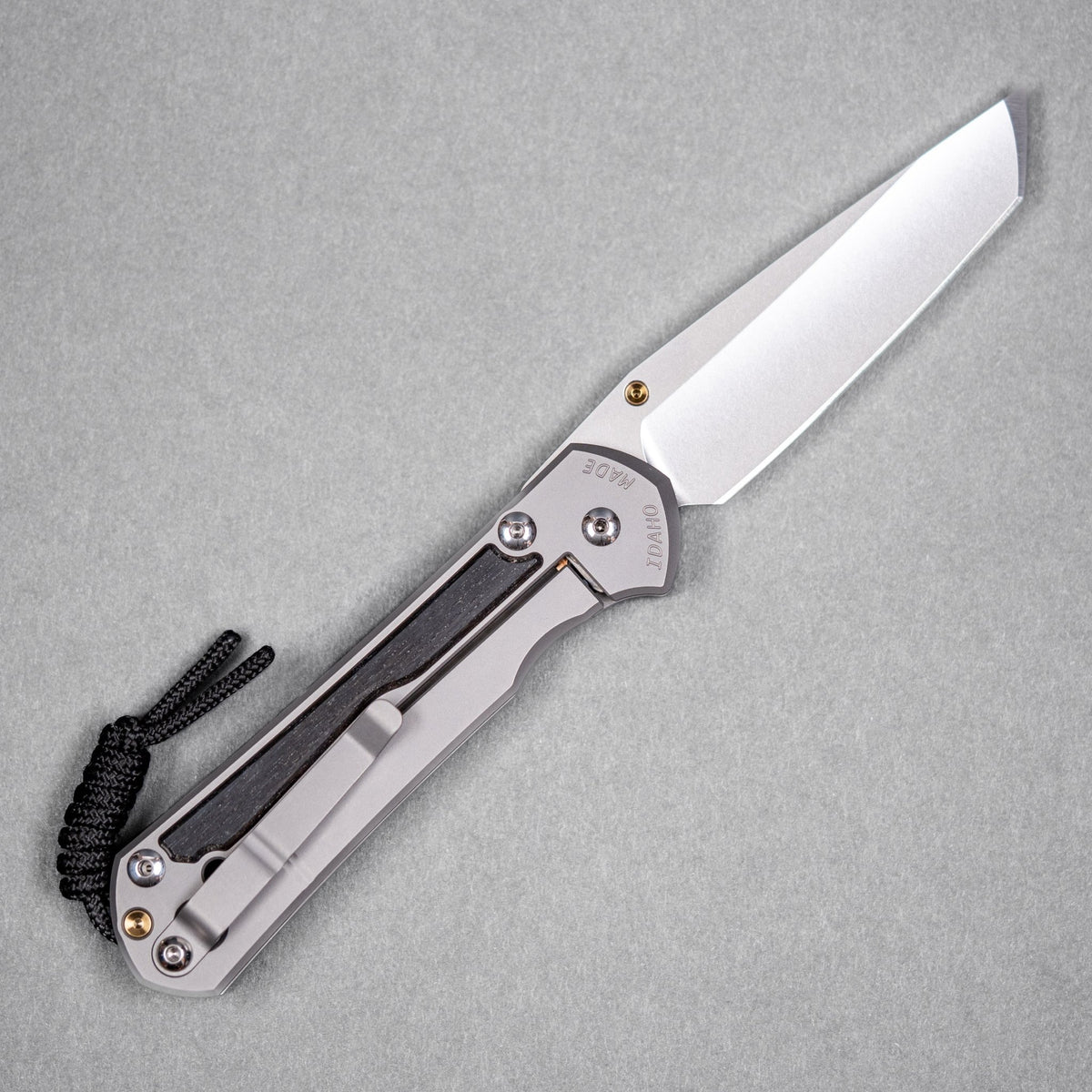 Drop Date (08/12): Chris Reeve Large Sebenza 31 - Tanto Magnacut & Glass Blasted Titanium w/ Bog Oak Inlay - URBAN EDC®