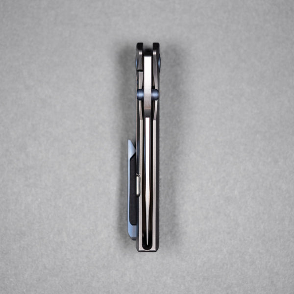 Drop Date (08/12): URBAN Isurus - Satin Vanax & Bead Blast Ti w/ Blurple Ti Hardware - URBAN EDC®