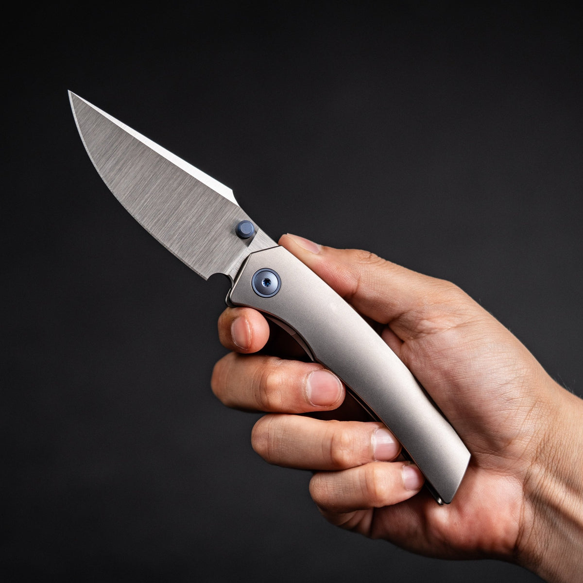Drop Date (08/12): URBAN Isurus - Satin Vanax & Bead Blast Ti w/ Blurple Ti Hardware - URBAN EDC®