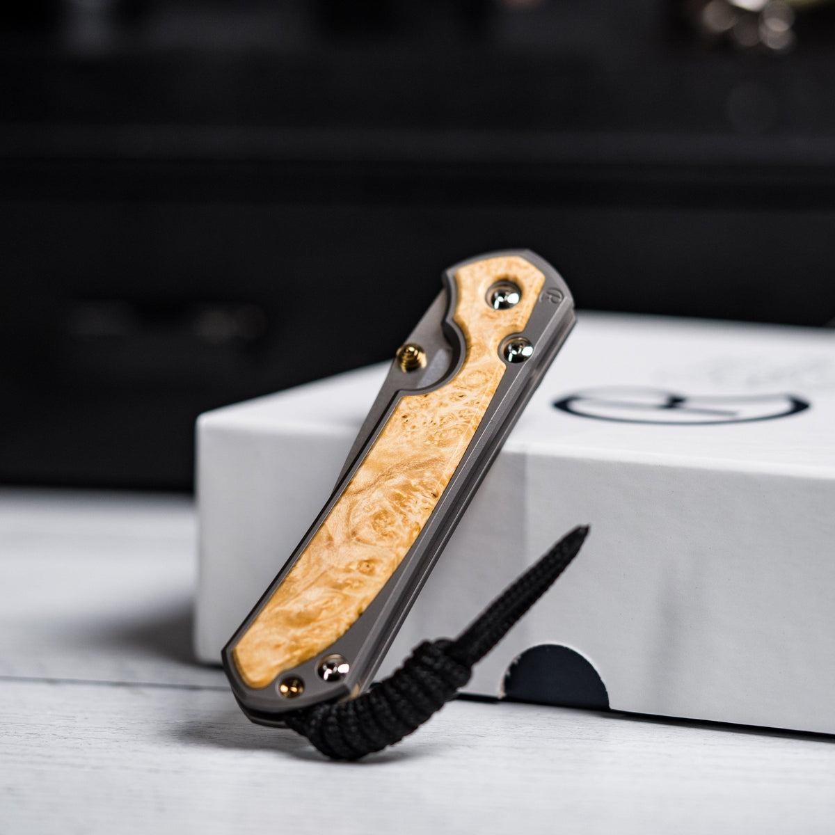 Drop Date (08/19): Chris Reeve Small Sebenza 31 - Drop Point Magnacut & Glass Blasted Titanium w/ Box Elder - URBAN EDC®