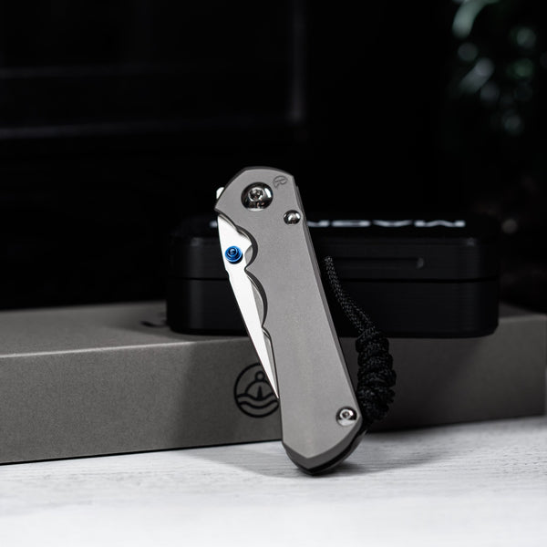 Drop Date (09/09): Chris Reeve Small Inkosi - Drop Point Magnacut & Glass Blasted Titanium - URBAN EDC®