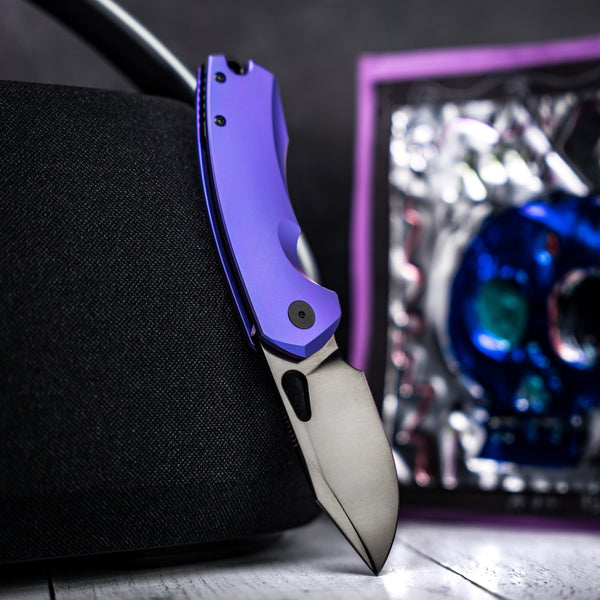 Drop Date (09/24): URBAN Becerro - Polished DLC Magnacut & Blurple Titanium - URBAN EDC®