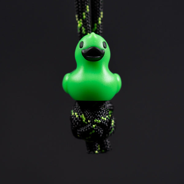 Drop Date (10/07): Lucky Duck Lanyard Bead - Slime Green - URBAN EDC®