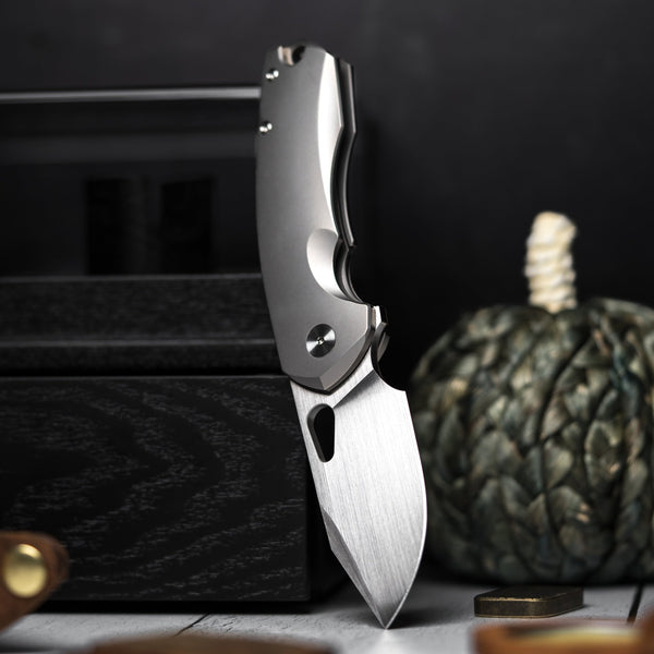 Drop Date (10/15): URBAN Becerro - Hand - Rubbed Magnacut & Plain Titanium - URBAN EDC®