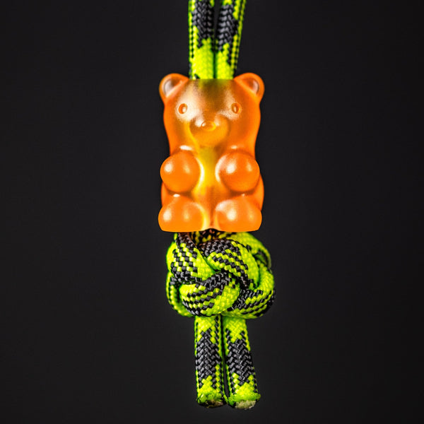 Drop Date (10/22): Gummy Bear Lanyard Bead - Orange - URBAN EDC®