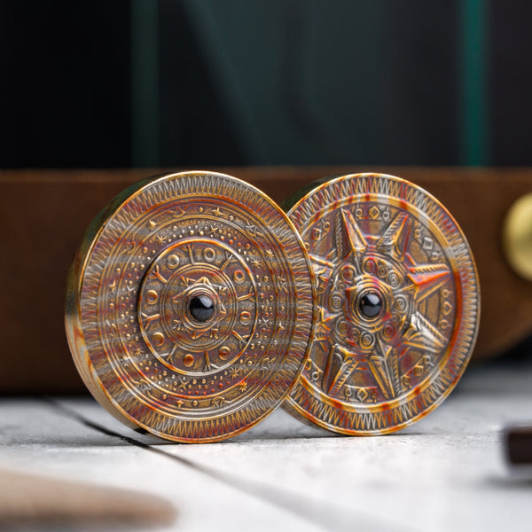 Drop Date (11/12): Astronomer Double Spinning Coin - Mokume - URBAN EDC®