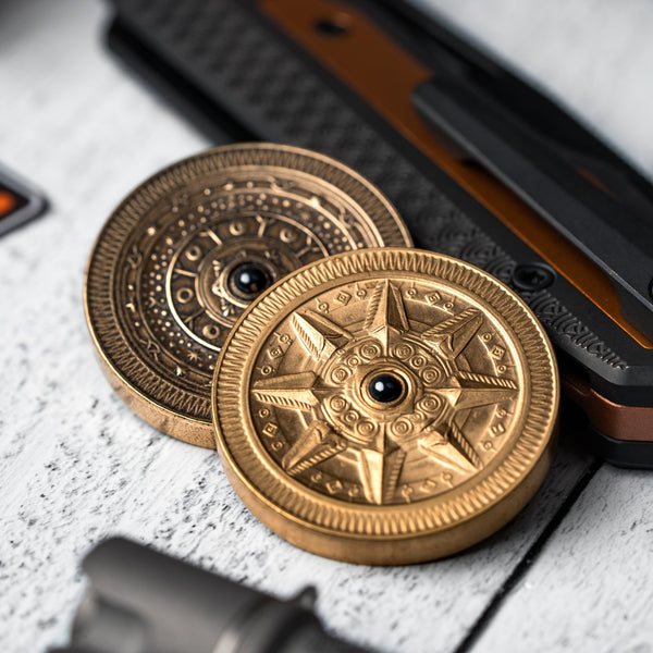 Drop Date (11/19): Astronomer Double Spinning Coin - Bronze - URBAN EDC®