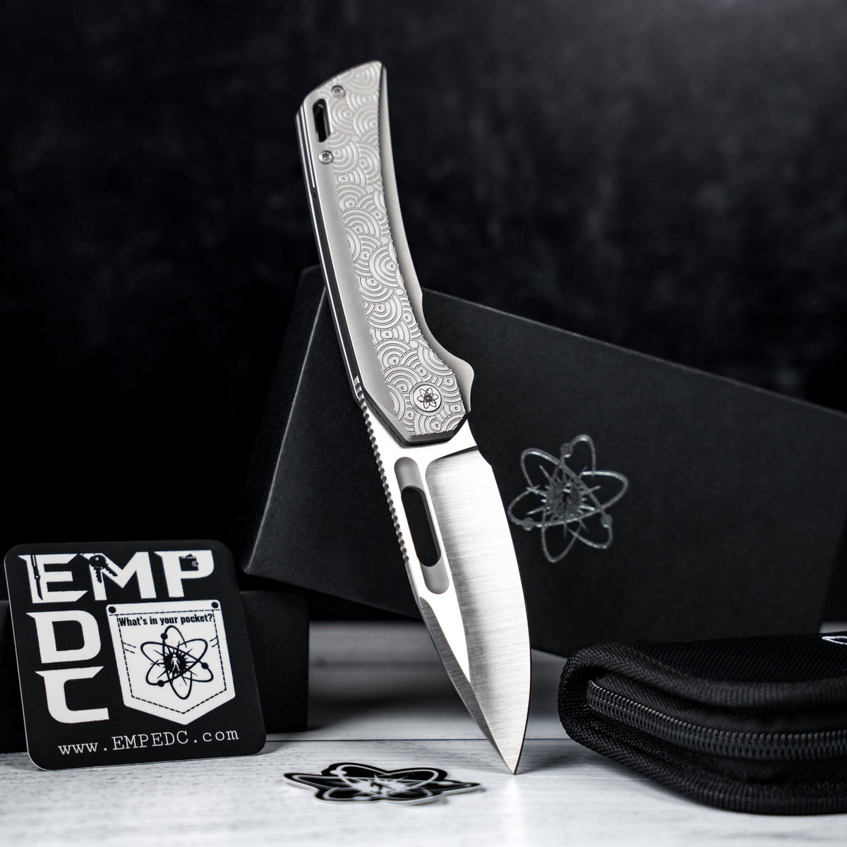 EMP EDC x URBAN Nymble X - Chaos Seigaiha Titanium - URBAN EDC®