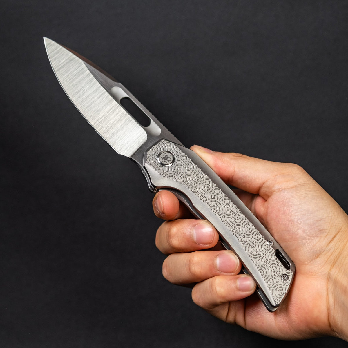 EMP EDC x URBAN Nymble X - Chaos Seigaiha Titanium - URBAN EDC®
