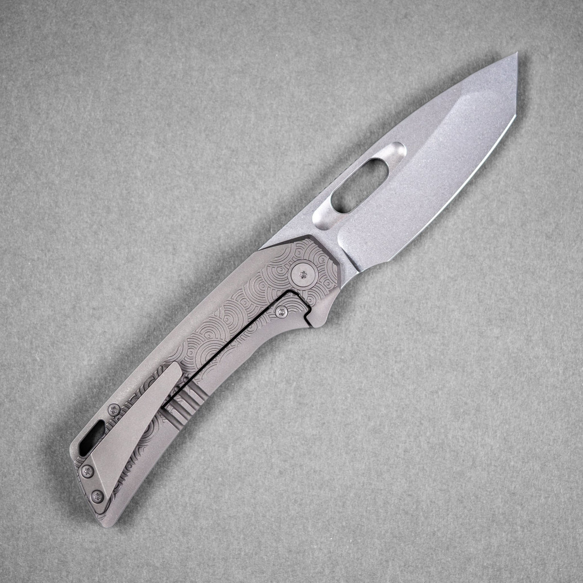 EMP EDC x URBAN Nymble XT - Stonewashed Magnacut & Darkwashed Ti w/ Chaos Seigaiha™ - URBAN EDC®