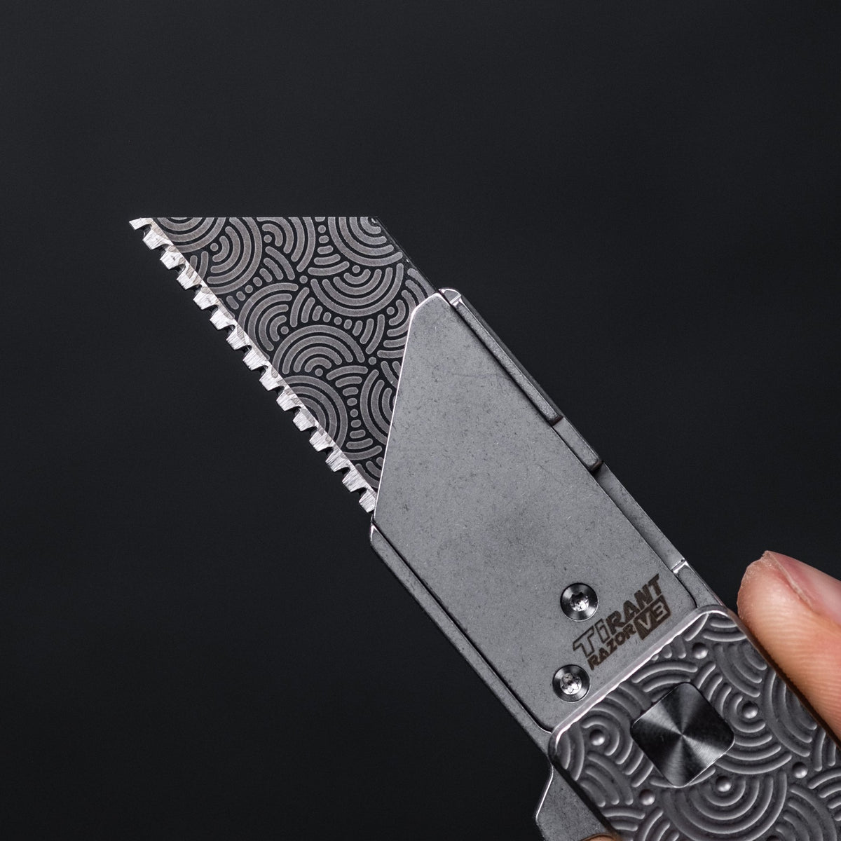 Exceed Designs x URBAN Black Chaos Seigaiha Utility Blades - URBAN EDC®