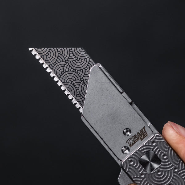 Exceed Designs x URBAN Black Chaos Seigaiha Utility Blades - URBAN EDC®