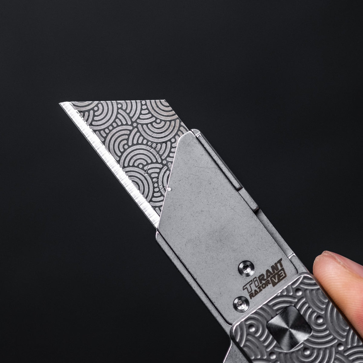 Exceed Designs x URBAN Black Chaos Seigaiha Utility Blades - URBAN EDC®