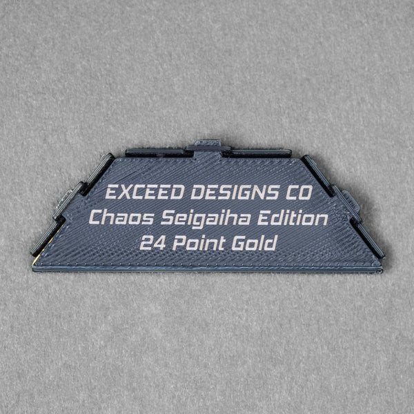 Exceed Designs x URBAN Gold Chaos Seigaiha Utility Blades - URBAN EDC®