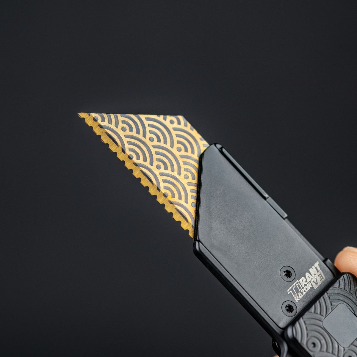 Exceed Designs x URBAN Gold Seigaiha Utility Blades - URBAN EDC®
