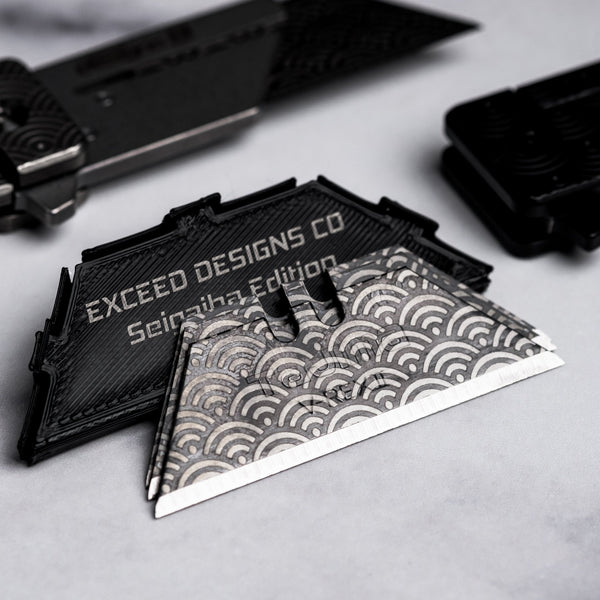 Exceed Designs x URBAN Seigaiha Utility Blades (Exclusive) - URBAN EDC®