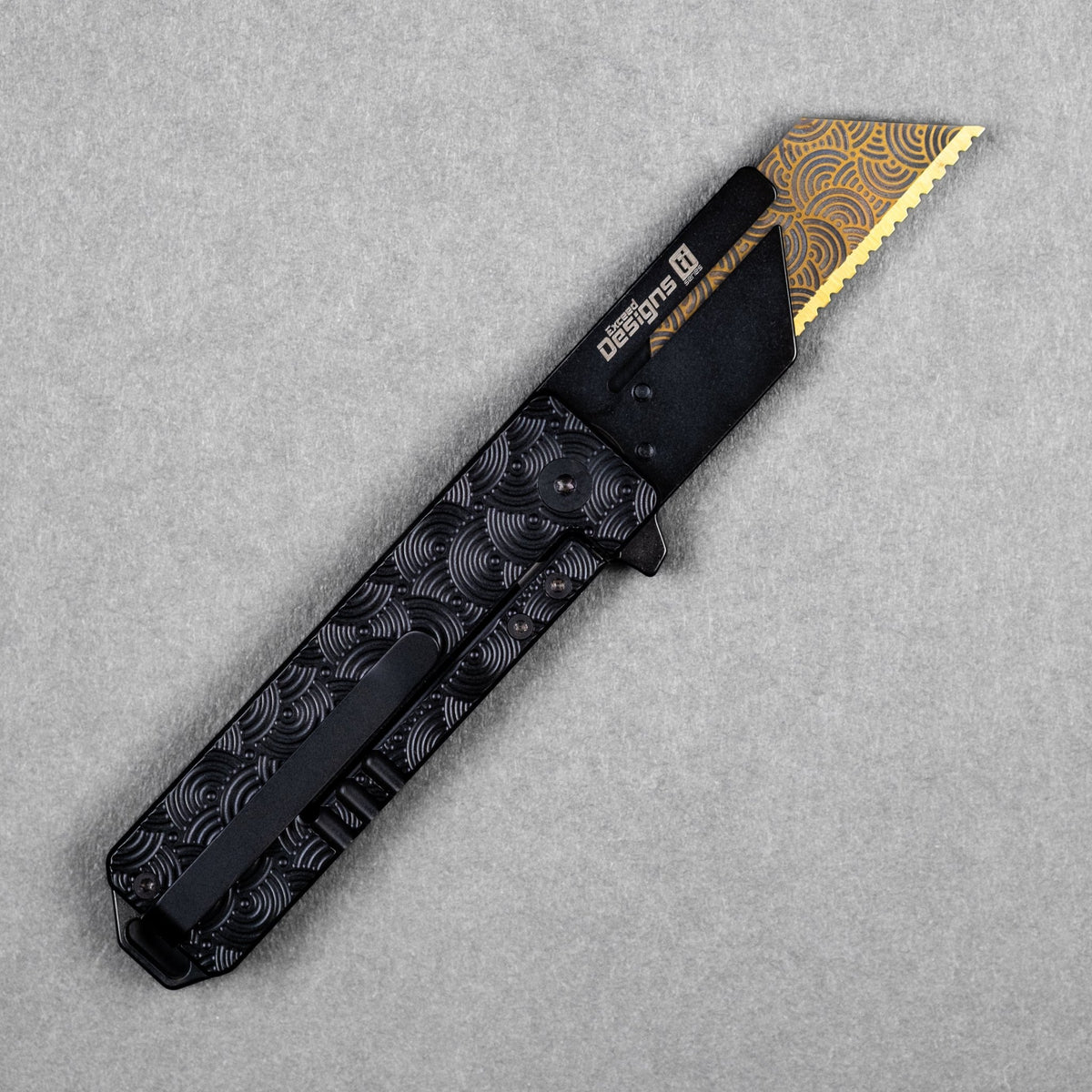 Exceed Designs x URBAN TiRant Razor V3 - Chaos Seigaiha™ - URBAN EDC®