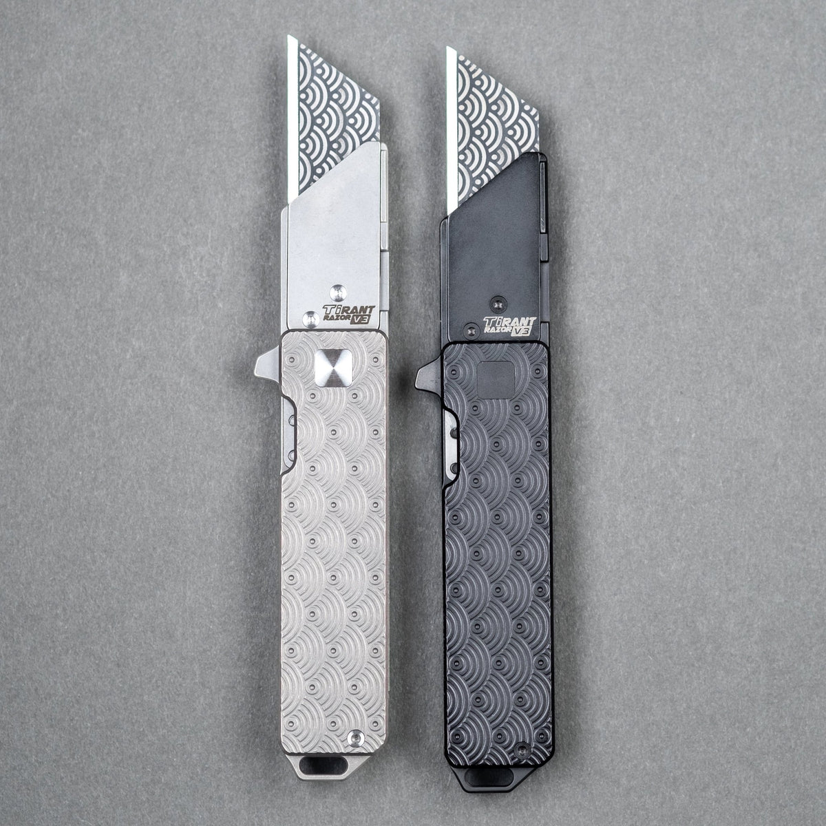 Exceed Designs x URBAN TiRant Razor V3 - Seigaiha (Limited) - URBAN EDC®